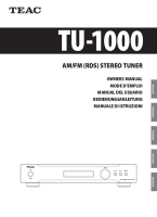 Teac TU-1000-Owners-Manual